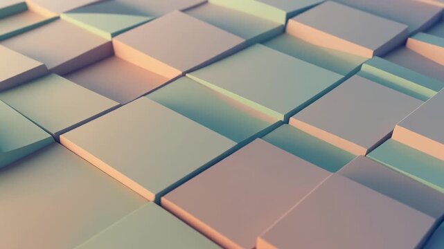 abstract geometric shapes shifting colors dynamic motion