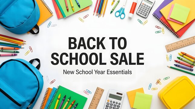 Back to school essentials sale new year supplies