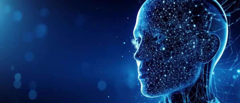 Futuristic High Tech Background for Social Media and Advertising