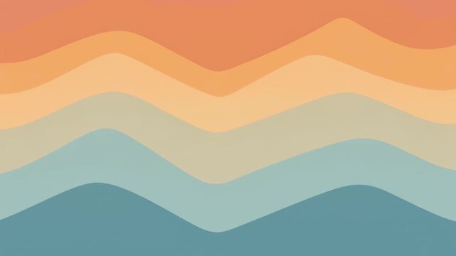 abstract wavy gradient animation seamless loop