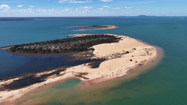 Sao Francisco Skyline In Casa Nova Bahia Brazil. Turquoise Lagoons And Sand Dunes Creating Inspiring Landscape. Tropical Eco Tourism. Amazon Forest. Casa Nova Bahia.