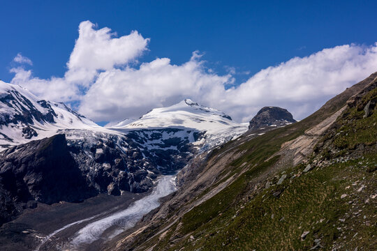 Grossglockner Glacier in the Austrian Alps, Hohe Tauern National Park