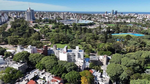 Centenario Stadium In Montevideo Maldonado Uruguay. Amazing Sports Arena Landscape In The Downtown District. Cities Of The World. Landmark Cityscape. Montevideo Maldonado.