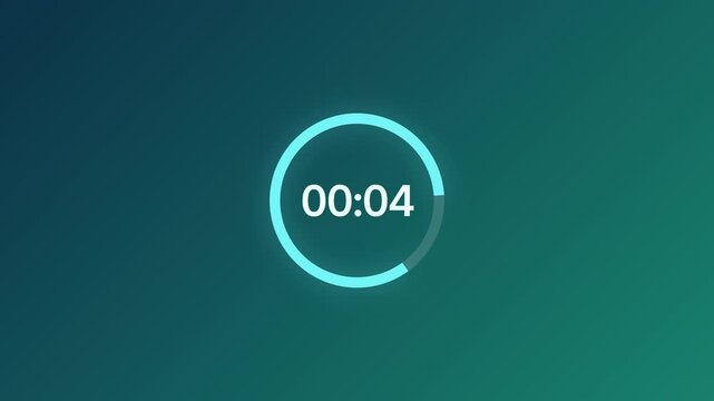 Ten Second Session Count Up Timer with Ocean Gap Arc Ring