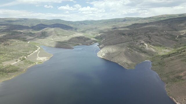 Uinta Mountains Utah Current Creek Area Push with Rise Shot