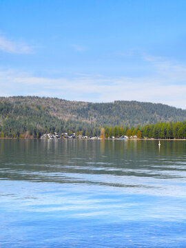 Cultus Lake Provincial Park during a winter season in Fraser Valley, British Columbia, Canada