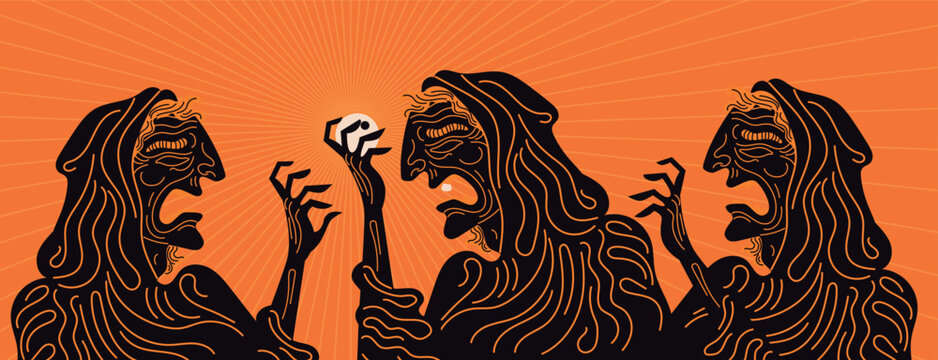 the graeae three ancient sisters sharing one eye in greek mythology