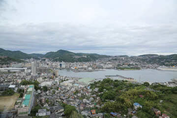 Naklejka premium 港町の眺め