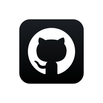GitHub icon button - GitHub logo - social networking logo icon set - social media icons - social network app logo 