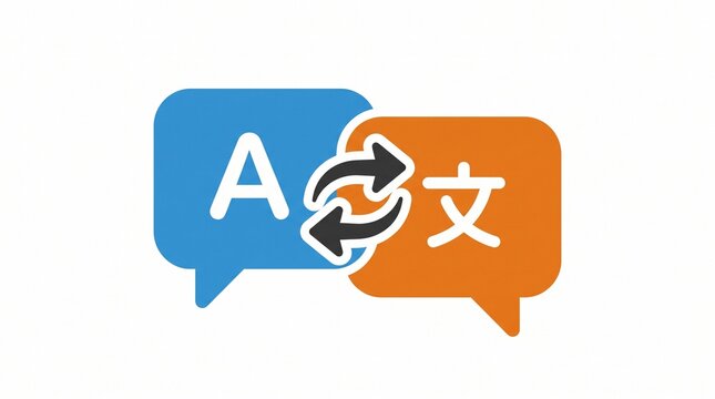 Language Translation Conversation Speech Bubbles Icon