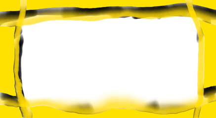 Bold yellow grid frames a stark black center. Abstract pattern evokes energy and contrast. Perfect for digital backgrounds or graphic overlays. Sleek, modern, and visually striking design © luisui