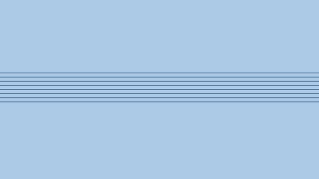 Minimalist motion animation 4k white cloud transforming into parallel horizontal lines on a soft blue background