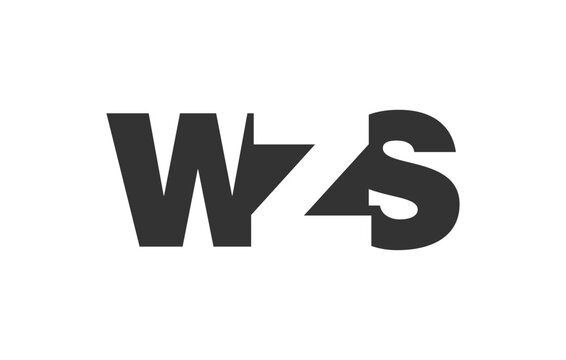 WZS logo design. Initial letter W Z S bold font style for tech startups, consulting, corporate branding. Creative company name, headlines typography identity, trendy logotype.