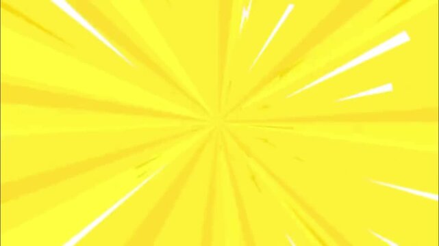A high-speed looping animated background featuring a blend of pop-art comic and Japanese manga (anime) styles. 