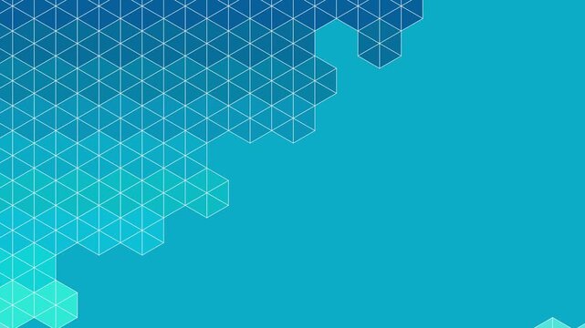 Geometric Hexagonal Grid Pattern 4K