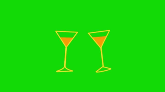 Elegant Wine Pouring in Crystal Glass