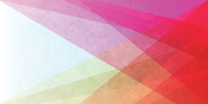 Abstract geometric pattern with overlapping colorful transparent shapes