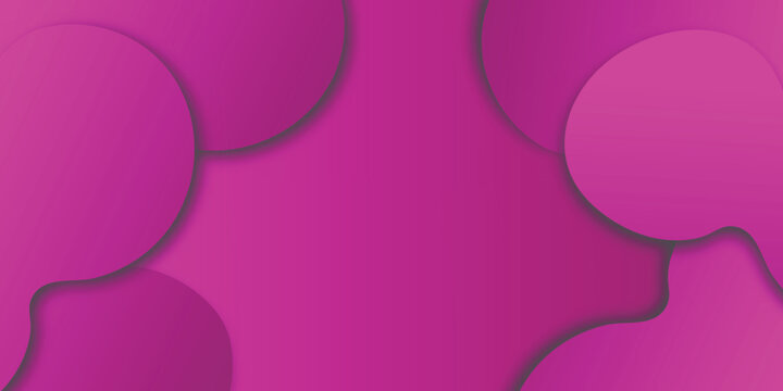 Vibrant Pink Abstract Liquid Shapes Background Design