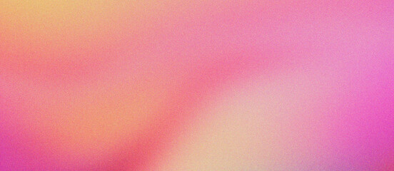 Vibrant pink and orange gradient background with grainy texture. Abstract soft mesh blur wallpaper for modern web design. Colorful aesthetic backdrop for social media and creative branding.