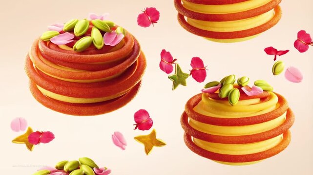 Exquisite Desserts - A Symphony of Flavors and Colors.