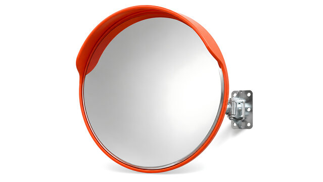 Convex Safety Mirror Isolated