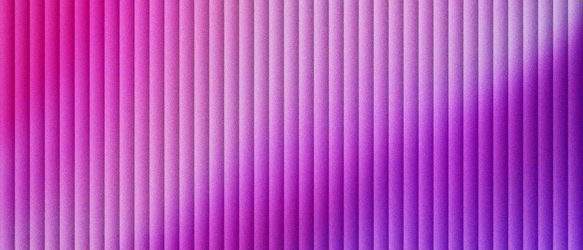 Vibrant purple gradient background with vertical stripes. Abstract magenta and violet corrugated texture with soft lighting. Modern colorful ribbed pattern for digital design and backdrop.