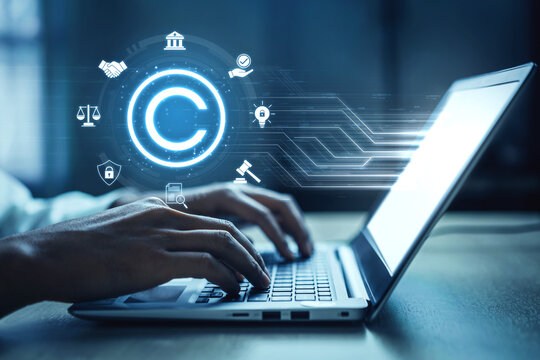 Copyright protection highlights copyright, intellectual property, and legal ownership through law, verification, and secure digital rights Vouch