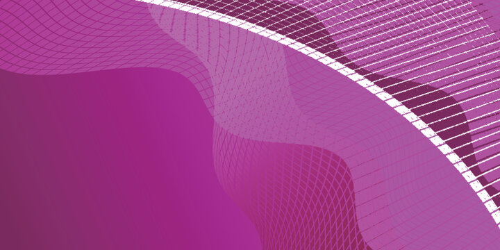 Abstract Pink Wavy Grid Geometric Background Design