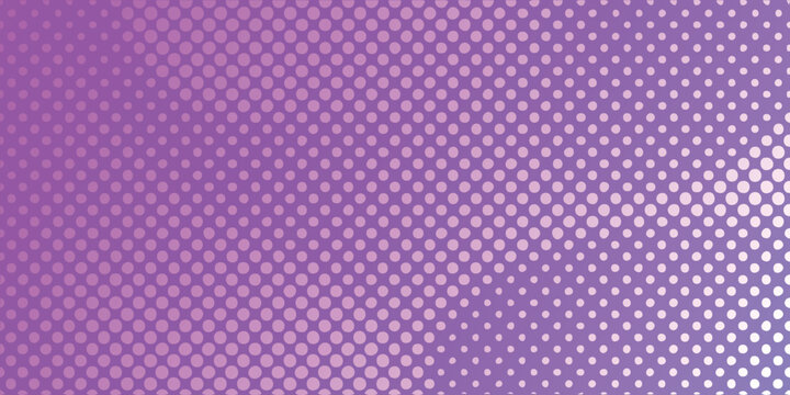 Abstract Purple Gradient Background with Polka Dot Pattern