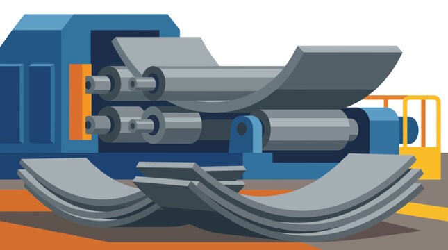 Heavy Plate Rolling Mill Forming Ship Hull Steel Sections