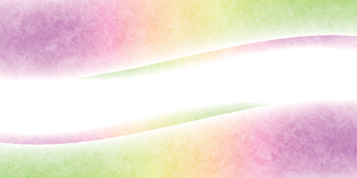 Soft Pastel Watercolor Texture Wave Background Illustration