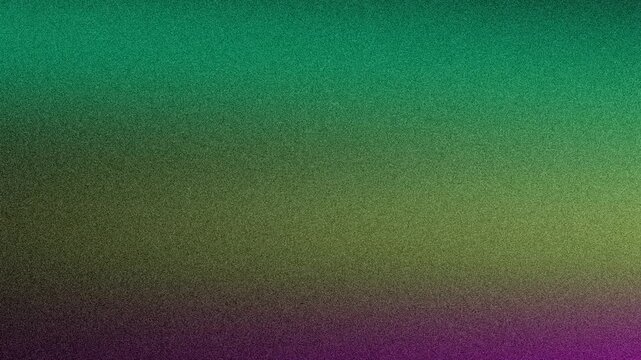 Abstract grainy gradient blending across emerald and violet tones in a digital backdrop with moody analog cinematic style