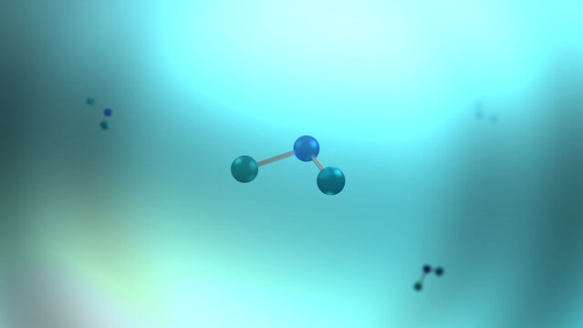 H20 Particle Molecules in Microscopic Environment