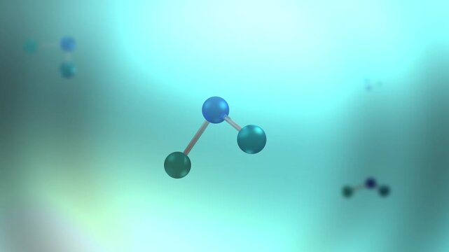 H20 Particle Molecules in Microscopic Environment