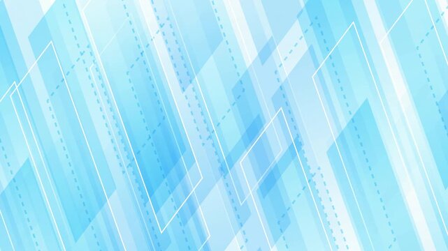 Abstract Blue Geometric Motion Pattern 4K