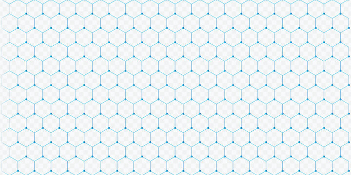 Hexagon Honeycomb Seamless Pattern Collection &ndash; Geometric Mesh, Soccer Net & Abstract Vector Background Set