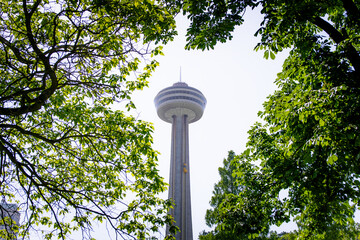 niagara, water, waterfall, canada, niagara falls, travel, cascade, landscape, ontario, waterfalls, mist, nature, falls © si
