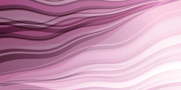 Elegant Abstract Pink Waves Background Design