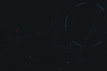 Celestial orbit paths stellar map constellation lines stellarmap orbitpaths constellations © Solaiman77