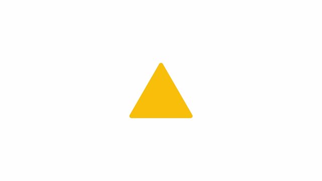  Animated warning caution warning sign warning danger alert icon safety with alpha channel 