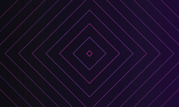 Neon purple diamonds with gradient background, geometric pattern