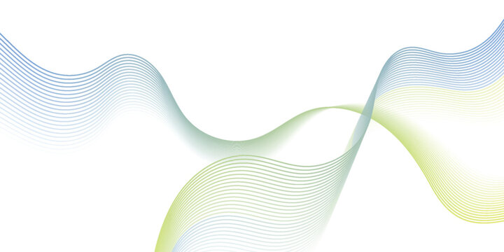 Featuring smooth, flowing lines in light blue and yellow. Creative element design in vetor illustration