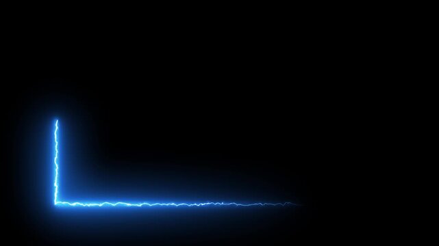 Animation of glowing neon rectangles abstract background. abstract glowing neon rectangle border frame. blue Neon rectangle picture frame concept. 4k
