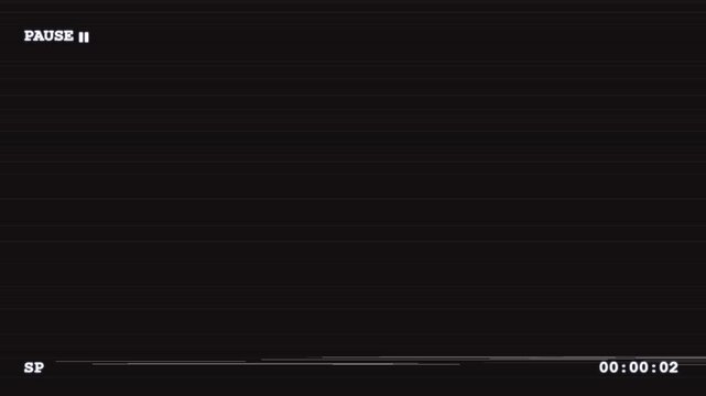 Black and white horizontal lines animation, glitch effect, data noise, digital screen disturbance, abstract background