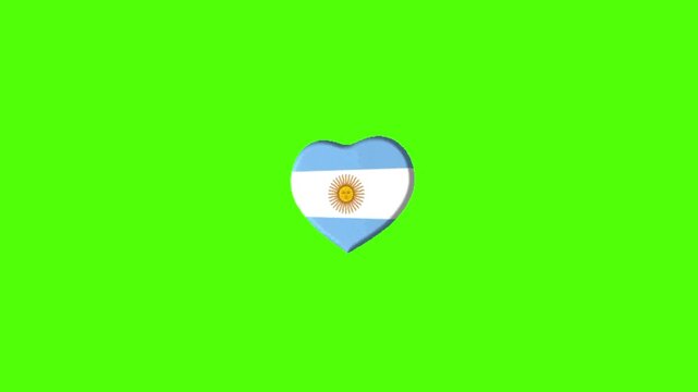vector illustration of a argentina flag