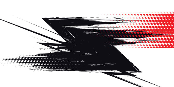 Car decal design vector. Graphic abstract stripe racing background. vector illustration