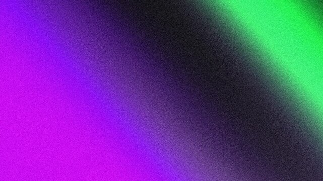 Abstract grain gradient shimmering through dark lo-fi digital environment with vibrant purple and green neon noise