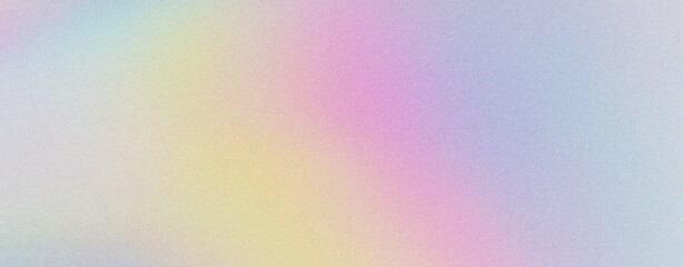 Holographic pastel gradient background with iridescent soft colors. Dreamy ethereal texture for aesthetic design. Abstract blurred rainbow mesh for creative web banners and social media art. © VEXLO