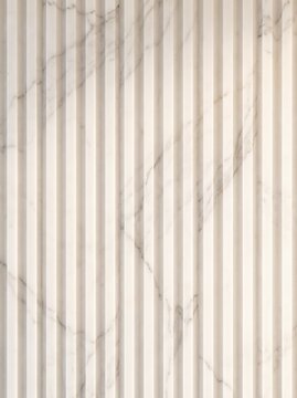 Elegant 3D white marble background featuring vertical fluted ribbed pattern background vertical abstract interior material architectural minimalist