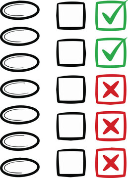 Approve and Reject Button Icons for Forms